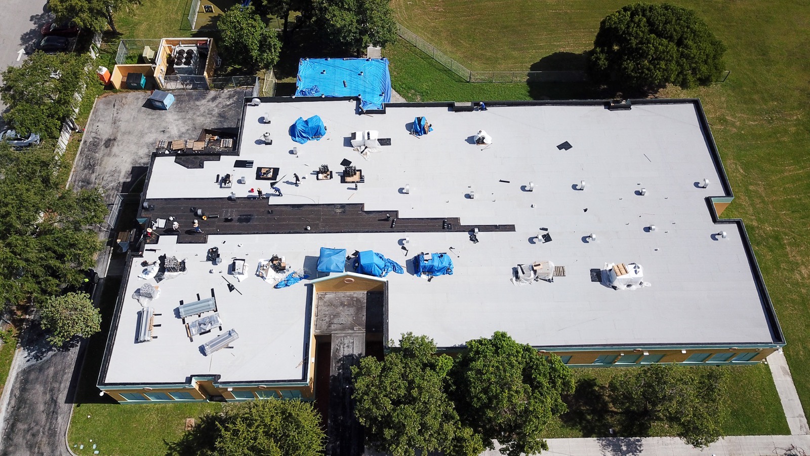 Commercial roofing project 12 completed by Caston Roofing