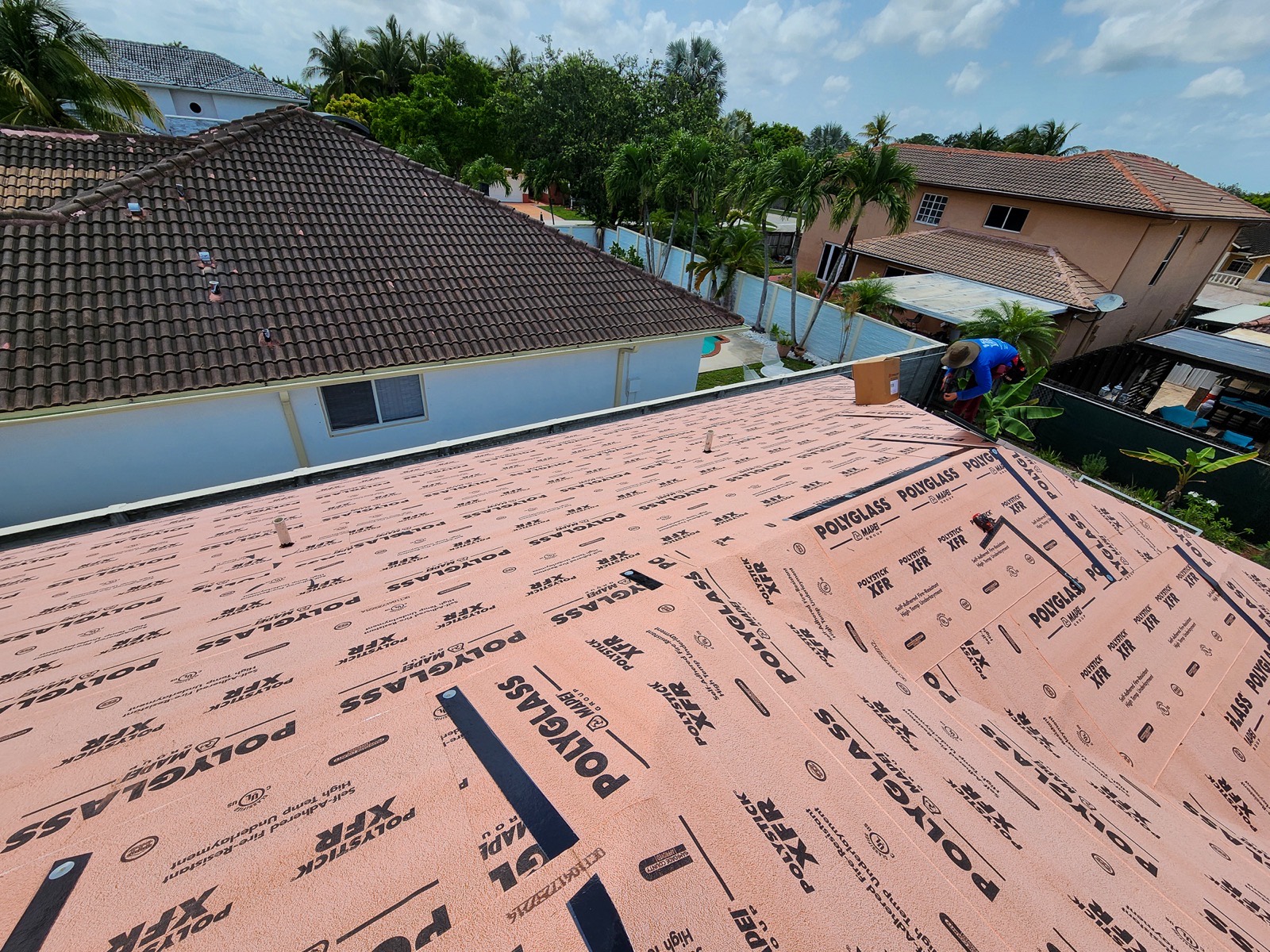 Roof inspection by Caston Roofing